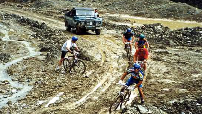 ''Mountain Bike in Pindos Range''