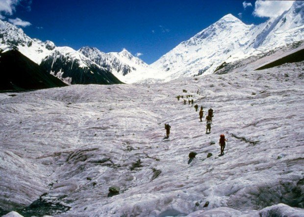 "Mountaineering in the Diran Peak"