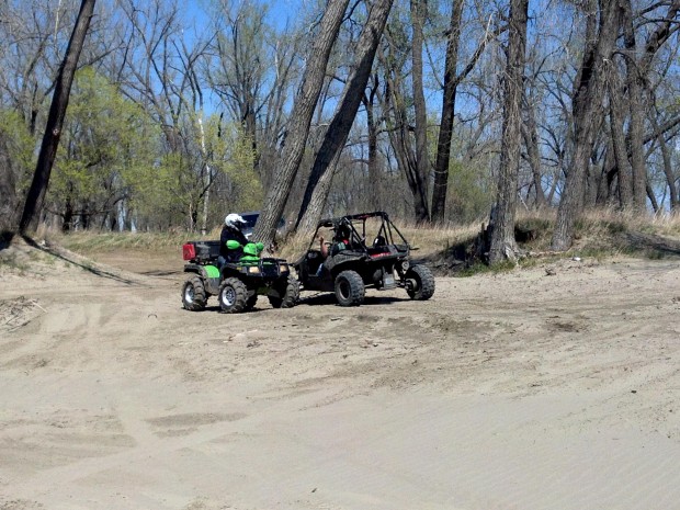 "Quad Biking at Kimball Bottoms OHV Area"