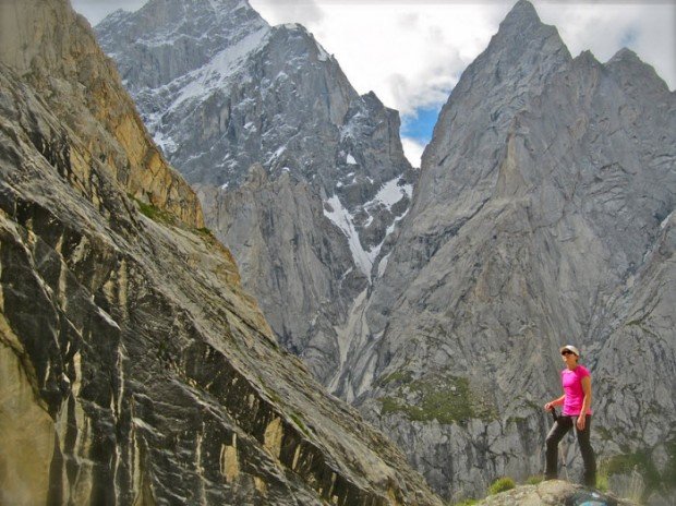"Rock Climbing in Khane Valley"