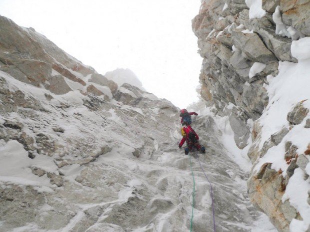 "Rock Climbing in Latok I"