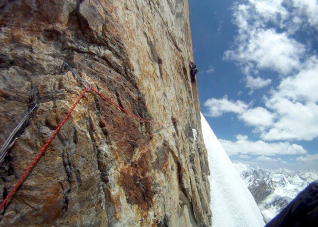 "Rock Climbing in Latok III"