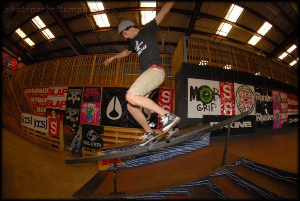 “Skateboarding at Tampa Skatepark”