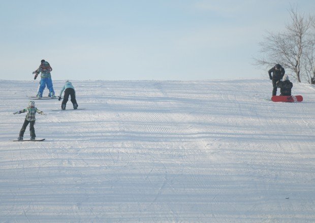 “Snowboarding at Bottineau Winter Park”