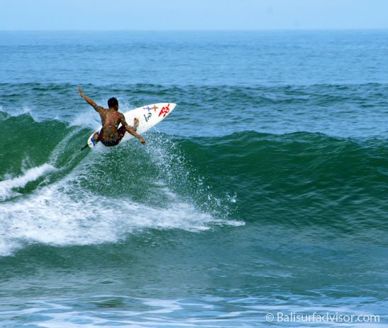 ''Surfing at Pererenan''