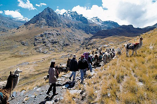 ''Trekking in Cordillera Blanca''