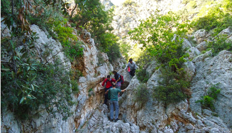 ''Trekking in Leonidio''