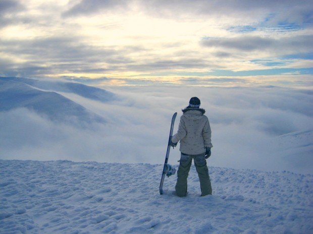 "Snowboarding at Dragobrat Ski Resort"