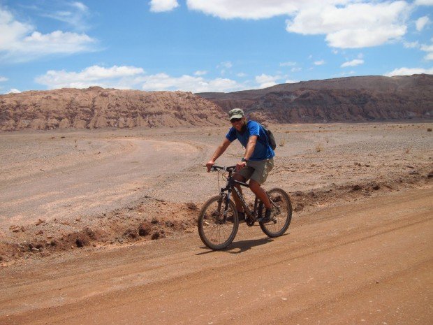 "Mountain biking in San Pedro de Atacama"