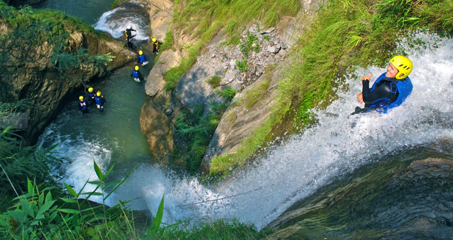 ''Canyoning in Jalbire Canyon''