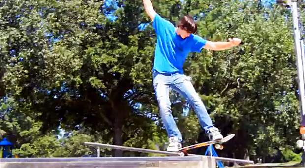 "Skateboarding at Riverview Skateboard Park"