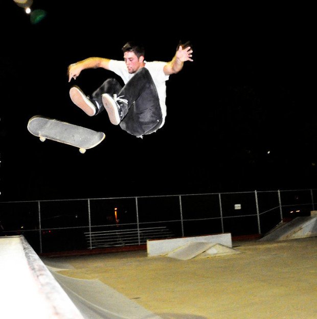 "Skateboarding at Mousetrap Skatepark"