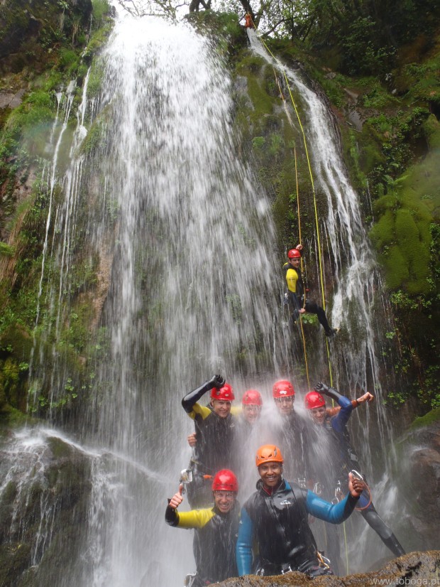 "Canyoning at National Park of Peneda-Geres"