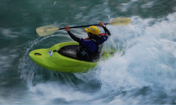 ''White Water Kayaking in Gandaki River''