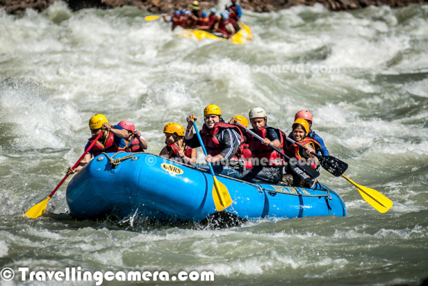 "White Water Rafting at Ganga River"