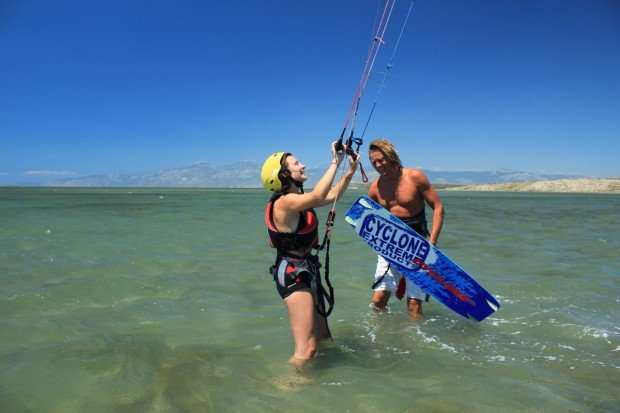 "Kitesurfing at Didim"