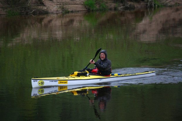 "Kayaking at Gauja River"