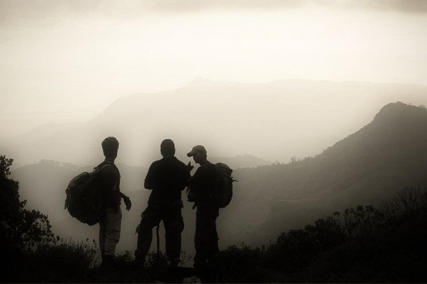 "Hiking at Knuckles Mountain"