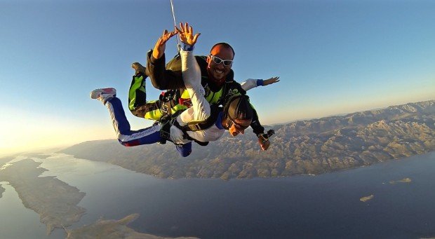 "Skydiving at Zadar"