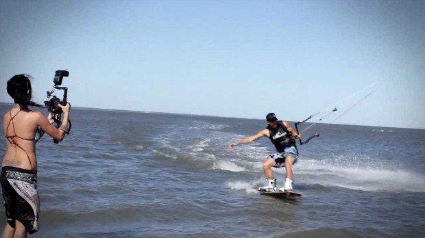 "Kitesurfing at Tybee Island"