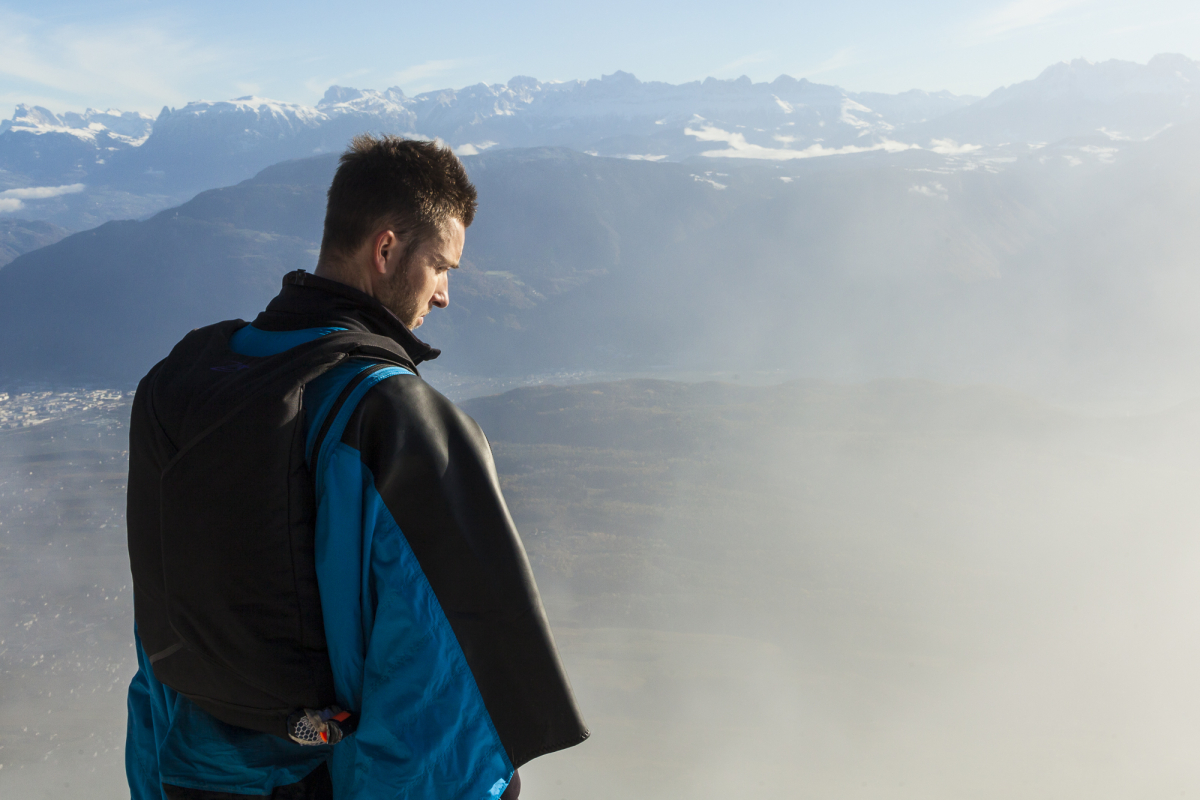 Uli Emanuel Base Jumping Wing Suit Flying Switzerland