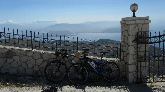''Mountain Biking in Mount Pantokrator, Corfu Island''