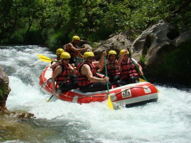 ''Rafting in River Erymanthos, Achaea''