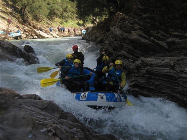 ''Rafting in River Erymanthos, Achaea''