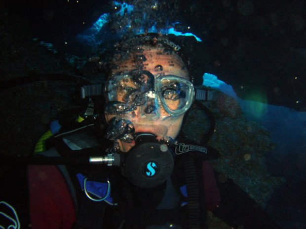 "Scuba Diving at Neptunes Cave"