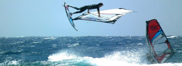 "Windsurfing at El Cabezo"