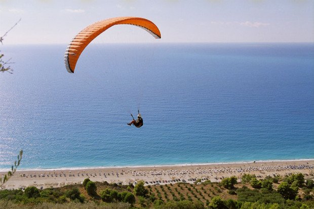 ''Paragliding in Lefkada''