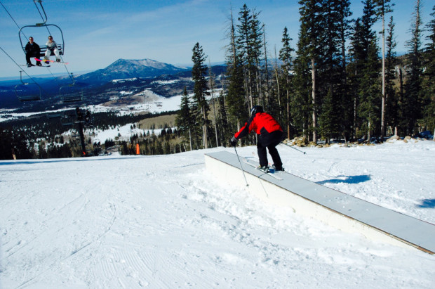 "Alpine Skiing in Arizona Snowbowl"