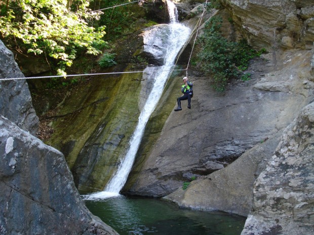 ''Canyoning in Kalypso Canyon, Mt. Kissavos''