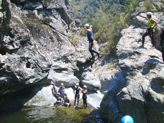 ''Canyoning in Rakopotamos Canyon, Mt. Kissavos''