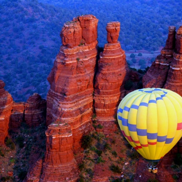 "Hot Air Ballooning in Sedona"