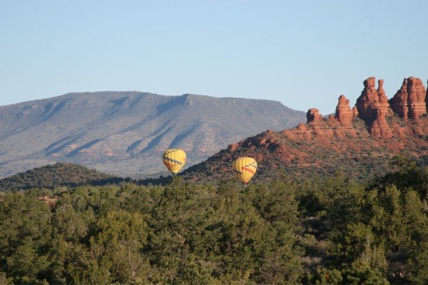 "Hot Air Ballooning in Sedona"