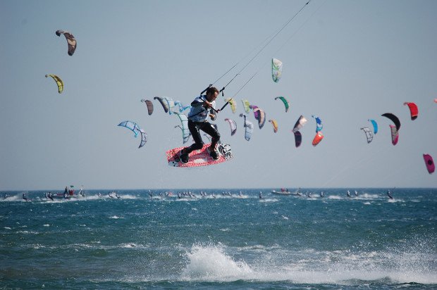 "Kitesurf in Leucate Plage"