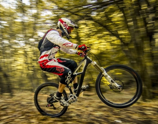 "Mountain Biking at Seih Sou Mountain Bike Trail"