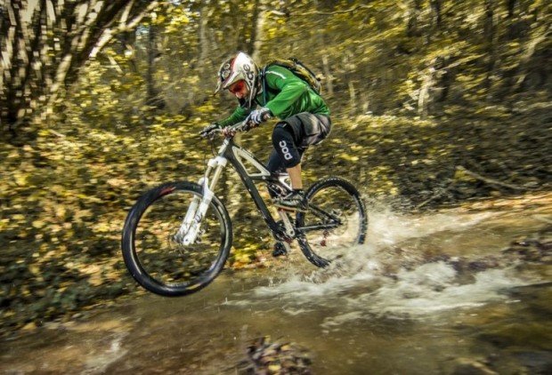 "Mountain Biking at Seih Sou Mountain Bike Trail"