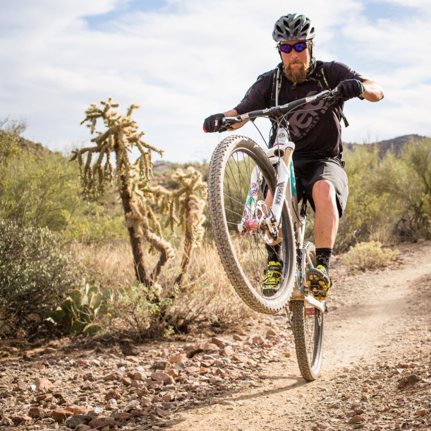 "Mountain Biking in Black Canyon Trail"