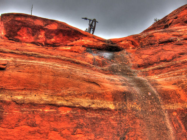 "Mountain Biking in Hiline Trail"