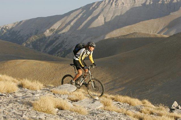 ''Mountain Biking in Mount Olympus ''