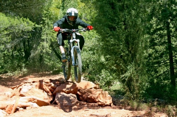 "Mountain Bikeing at Seih Sou Mountain Bike Trail"