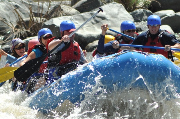 "White Water Rafting in Salt River"