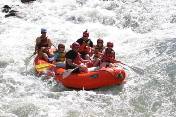 "White Water Rafting in Salt River"