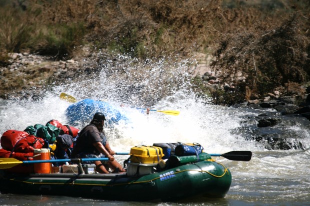 "White Water Rafting in Salt River"