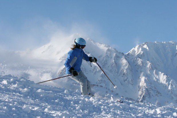 "Alpine Skiing in Hakuba Goryu Ski Resort"