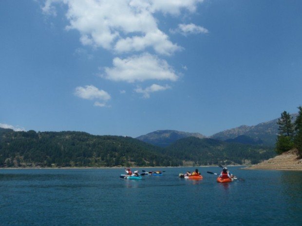 ''Kayaking in Aoos River, Zagorochoria''