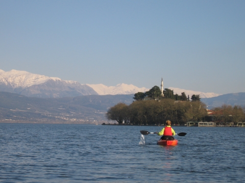 ''Kayaking in Pamvotis Lake''