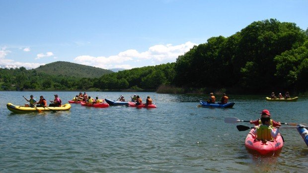 ''Kayaking in Zirou Lake, Epirous''